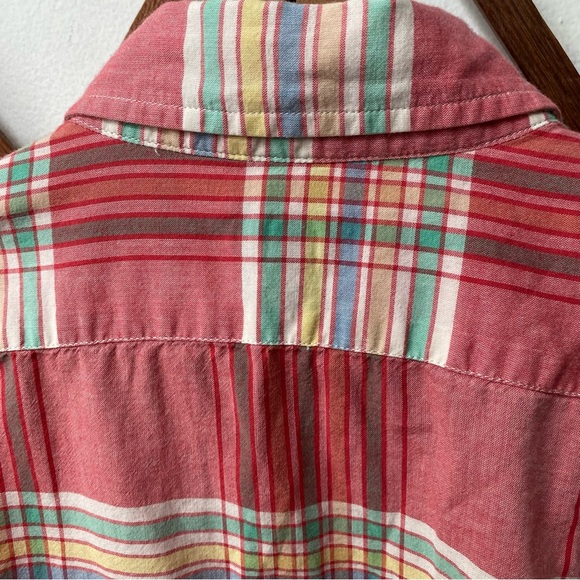 J Crew Plaid Sim Fit Oxford Button Down Shirt - Picture 9 of 14